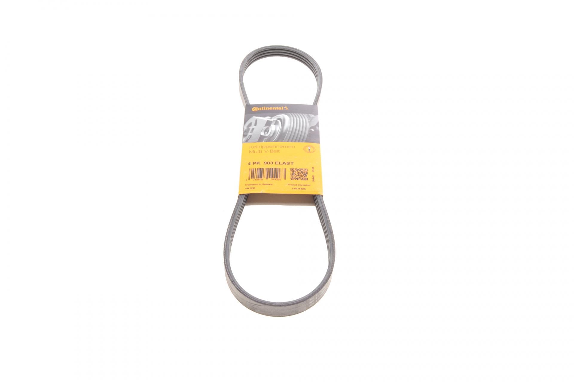 Ремінь генератора Continental Fiat Ducato 2.3JTD 02-14 4PK903 (ELAST)