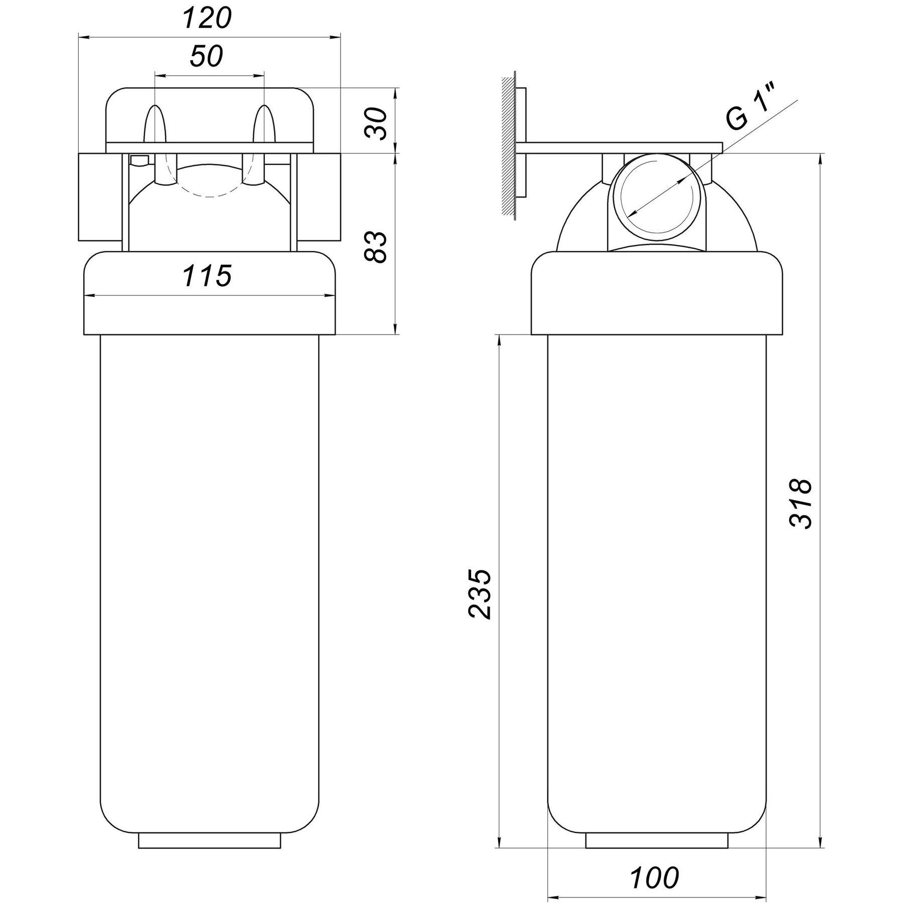 Фильтр-колба OasisPro BSL2 2-х компонентная без картриджа 1″ (8740651) - фото 9 Фильтр-колба OasisPro BSL2 2-х компонентная без картриджа 1″ (8740651) - фото 9