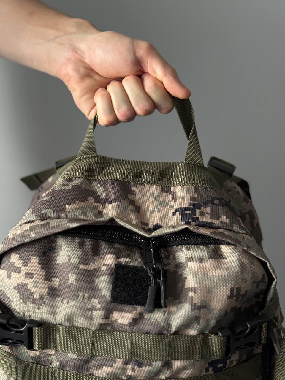 Рюкзак тактический 30 л Камуфляж (12412) - фото 3 Рюкзак тактический 30 л Камуфляж (12412) - фото 3