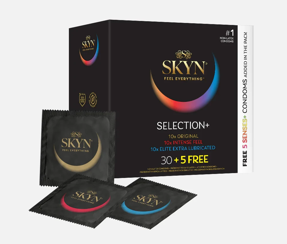 Презервативи Skyn Selection 35 30+5 Преміум безлатексні 6 різних видів (2316711223)