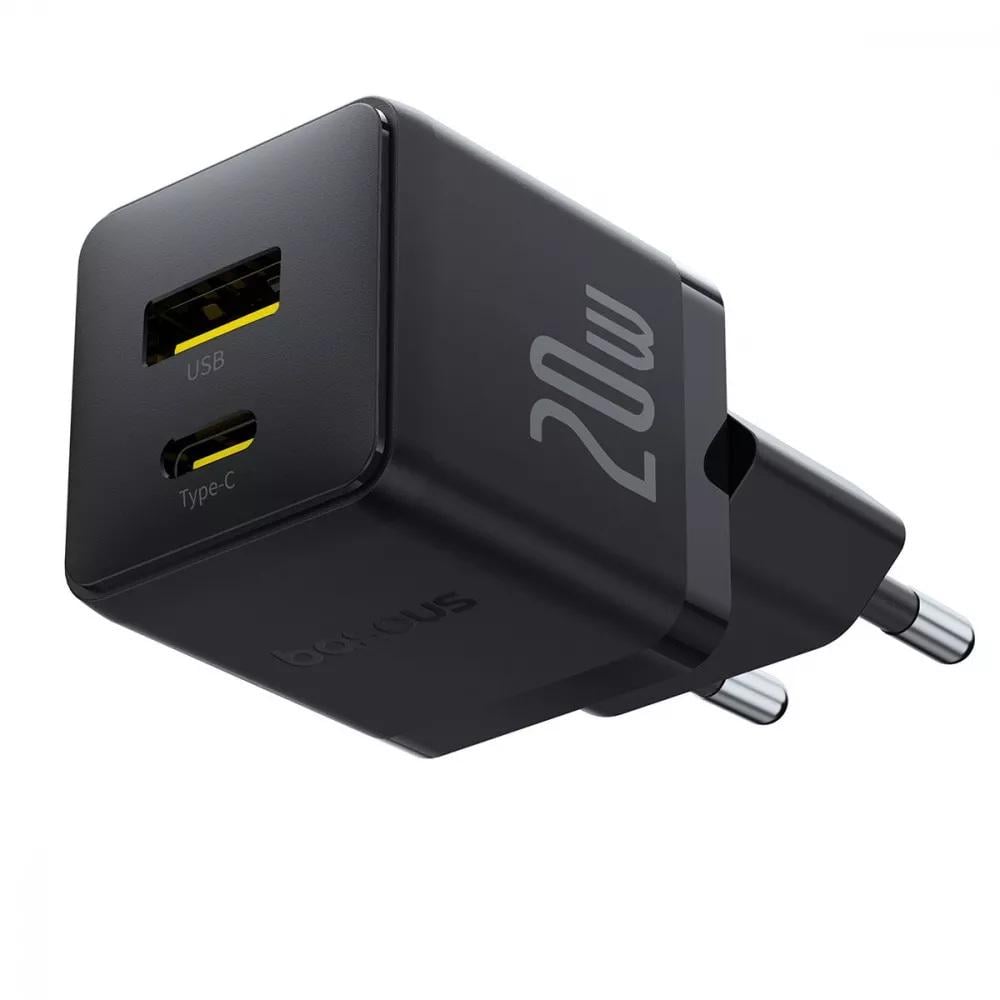 Зарядное устройство BASEUS Palm Fast Charger 20W Type-C USB Black (24638637)