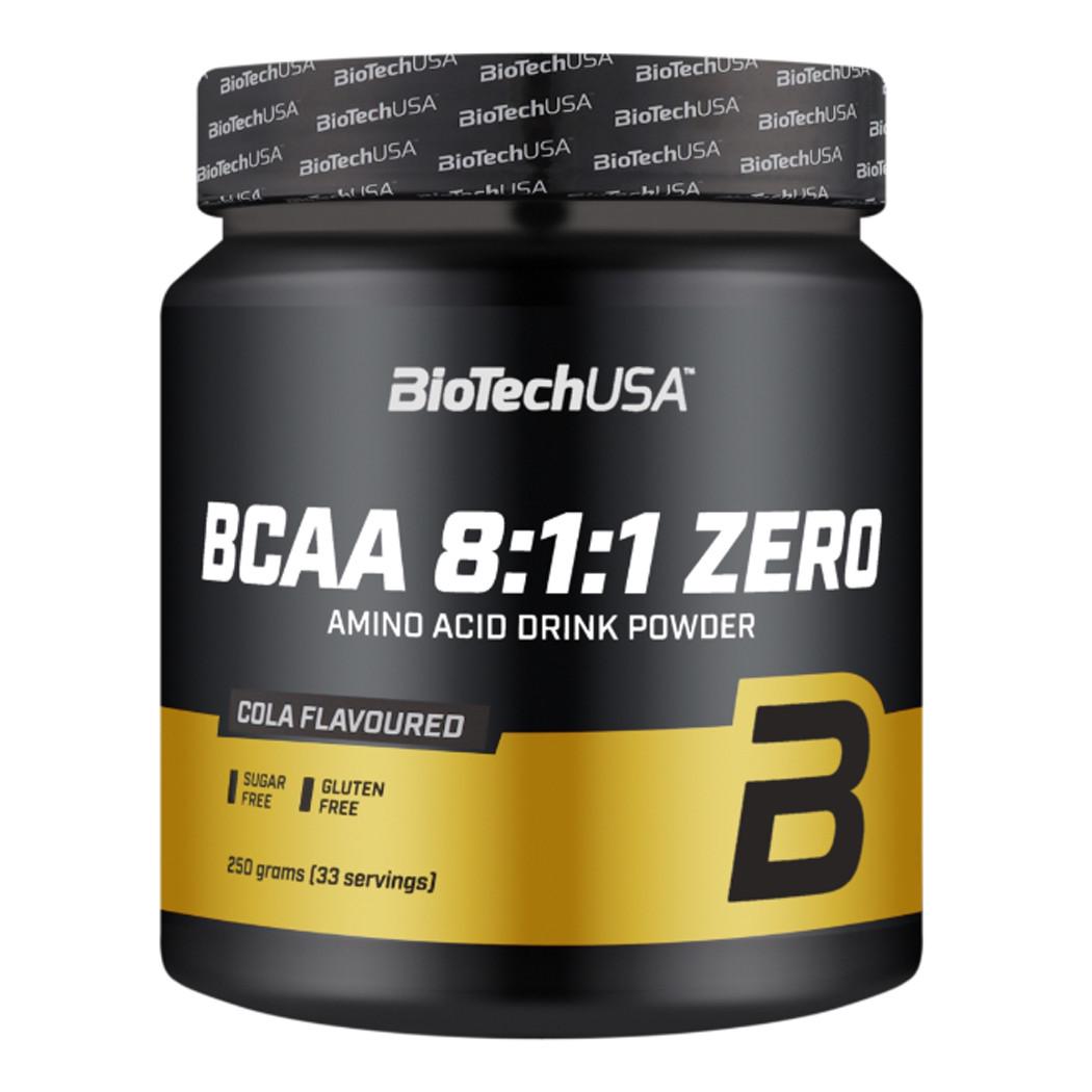 Амінокислоти BioTech USA BCAA 8:1:1 Zero 250 г Кола (07832-01)