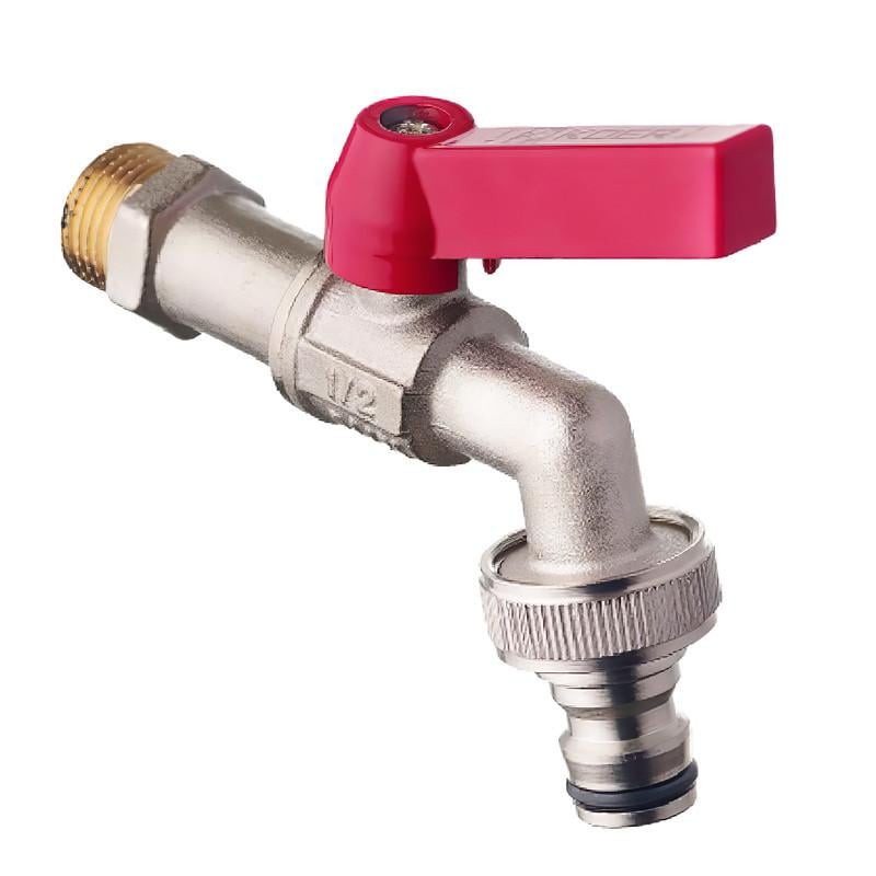 Кран поливу KOER KR.259 з конектором для швидкого під'єднання 1/2" (KR3128)