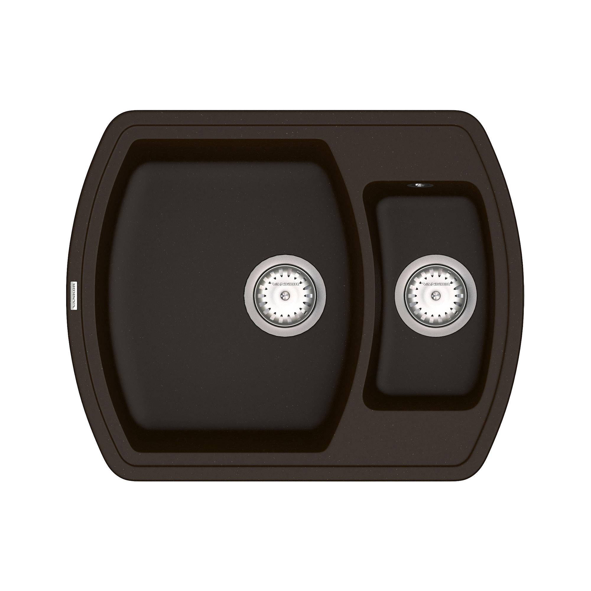 Мойка для кухни Vankor Norton NMP 03.63 + сифон Vankor Chocolate (74895)