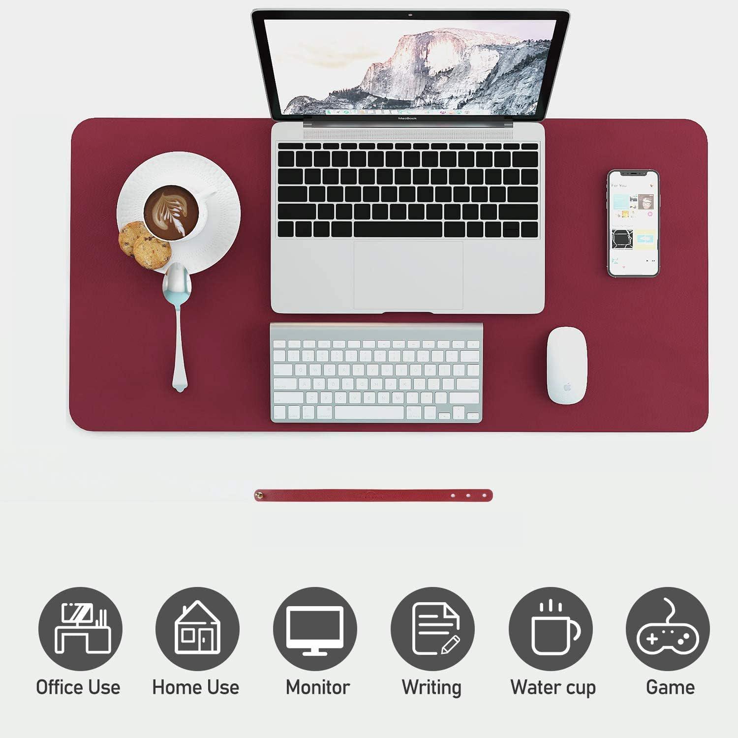 Килимок для мишки Desk Mat Ultra Slim 900x400x1,8 мм Black/Wine Red - фото 5 Килимок для мишки Desk Mat Ultra Slim 900x400x1,8 мм Black/Wine Red - фото 5