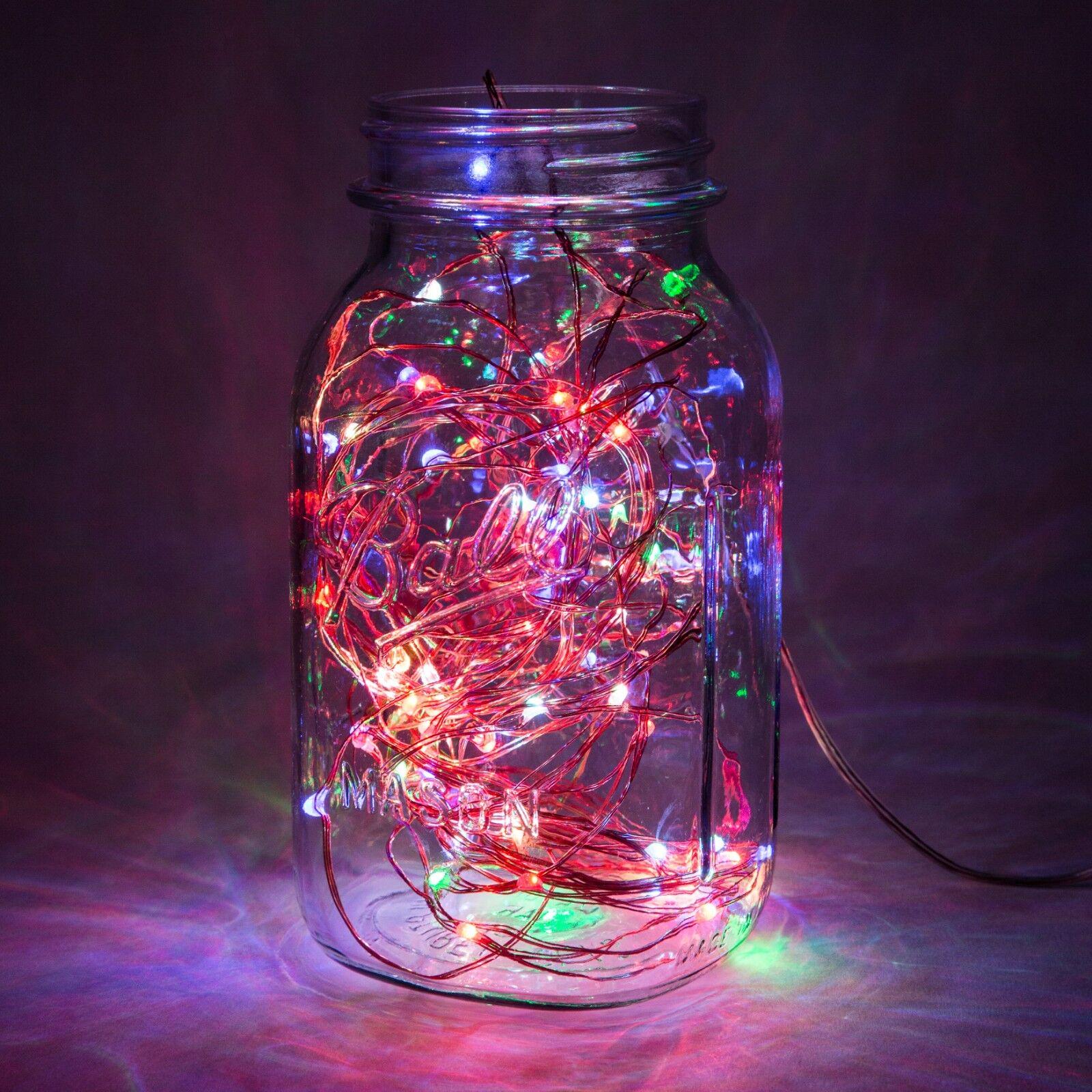 Гирлянда Xmas Капля росы 50 LED 5 м от батареек/USB Multicolor (13464511) - фото 2