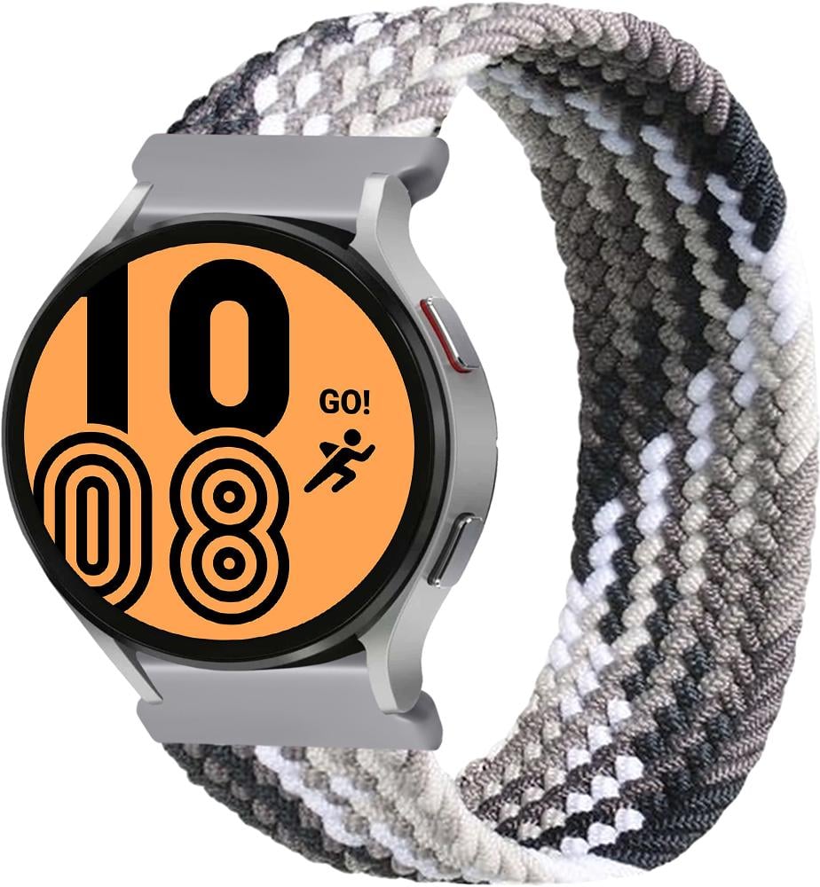 Ремешок Solo Loop Multi для Galaxy Watch 4 44 мм (145 мм) Black Silver (26283-03)