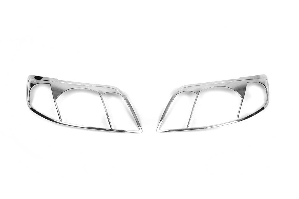 Накладки на фары Libao для Toyota Corolla 2002-2007 гг. abs-пластик Хром