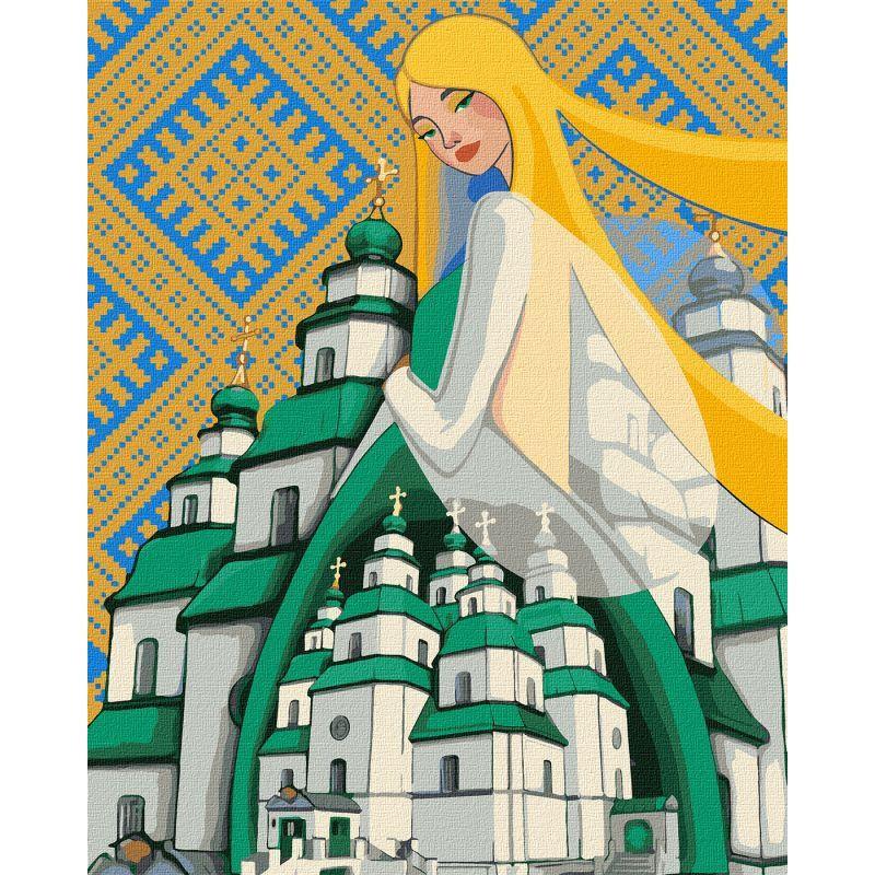 Картина по номерам Идейка Берегиня Свято-Троицкого Собора 40x50 см (KHO2604)