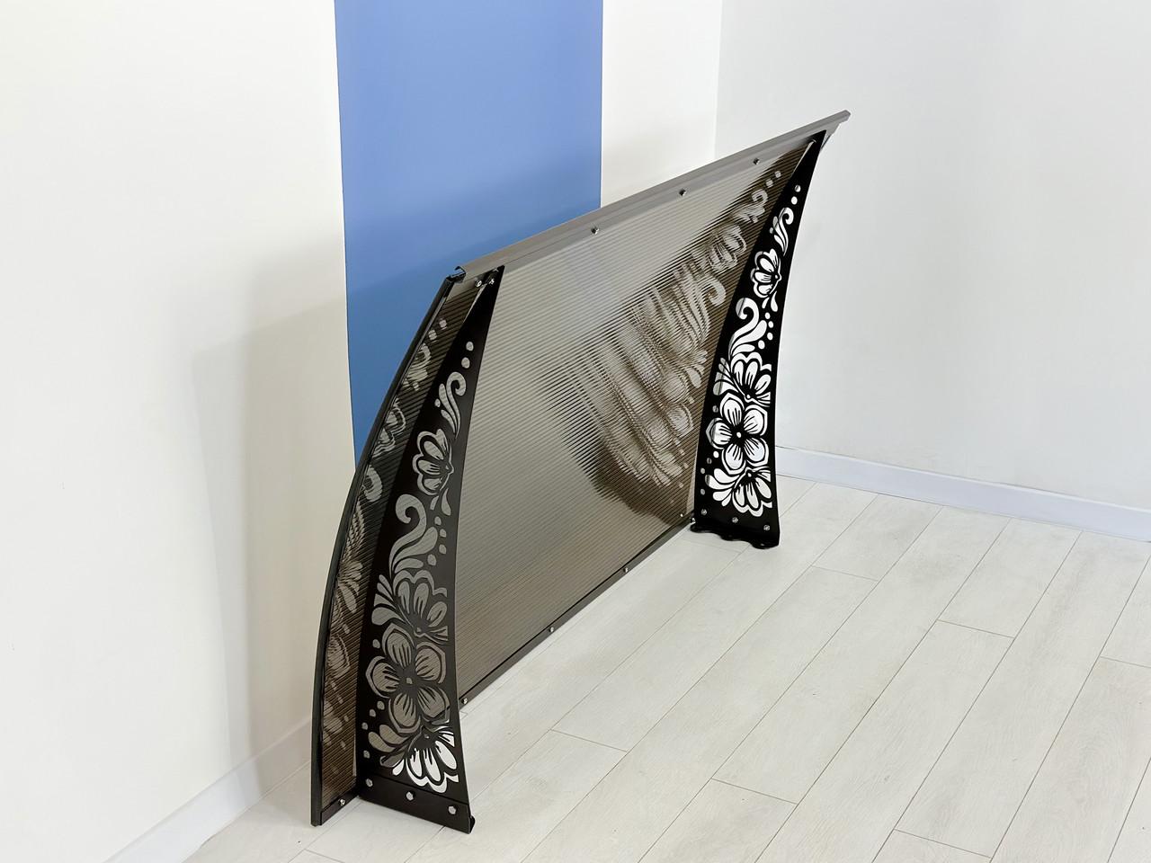 Навес-козырек Prime Цветы 2 сотовый поликарбонат 8 мм 150х100 см (2042406) - фото 7 Навес-козырек Prime Цветы 2 сотовый поликарбонат 8 мм 150х100 см (2042406) - фото 7