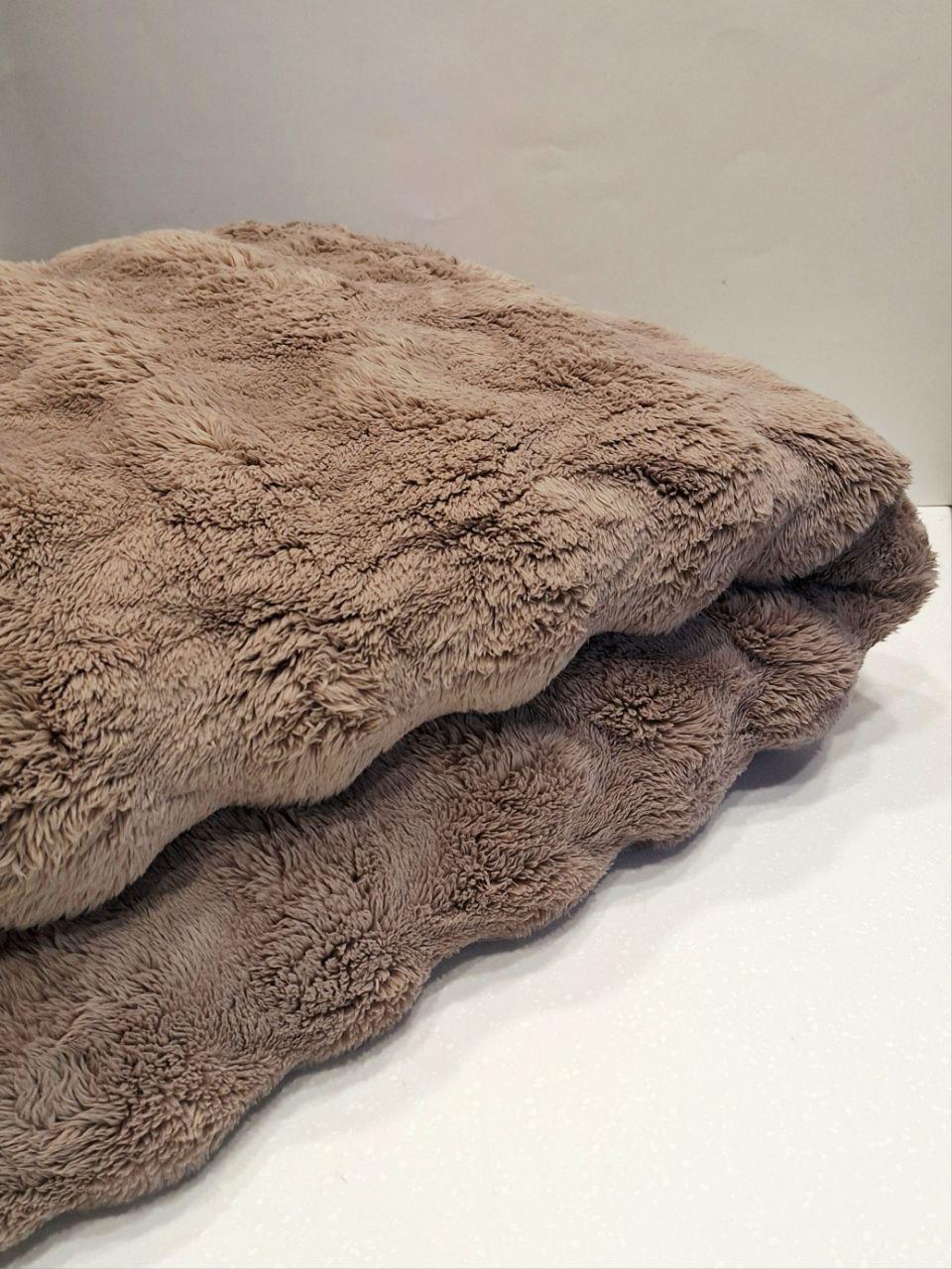 Плед-покрывало флисовый Colorful Home Шторм 200х220 см Коричневый (1241) - фото 3 Плед-покрывало флисовый Colorful Home Шторм 200х220 см Коричневый (1241) - фото 3