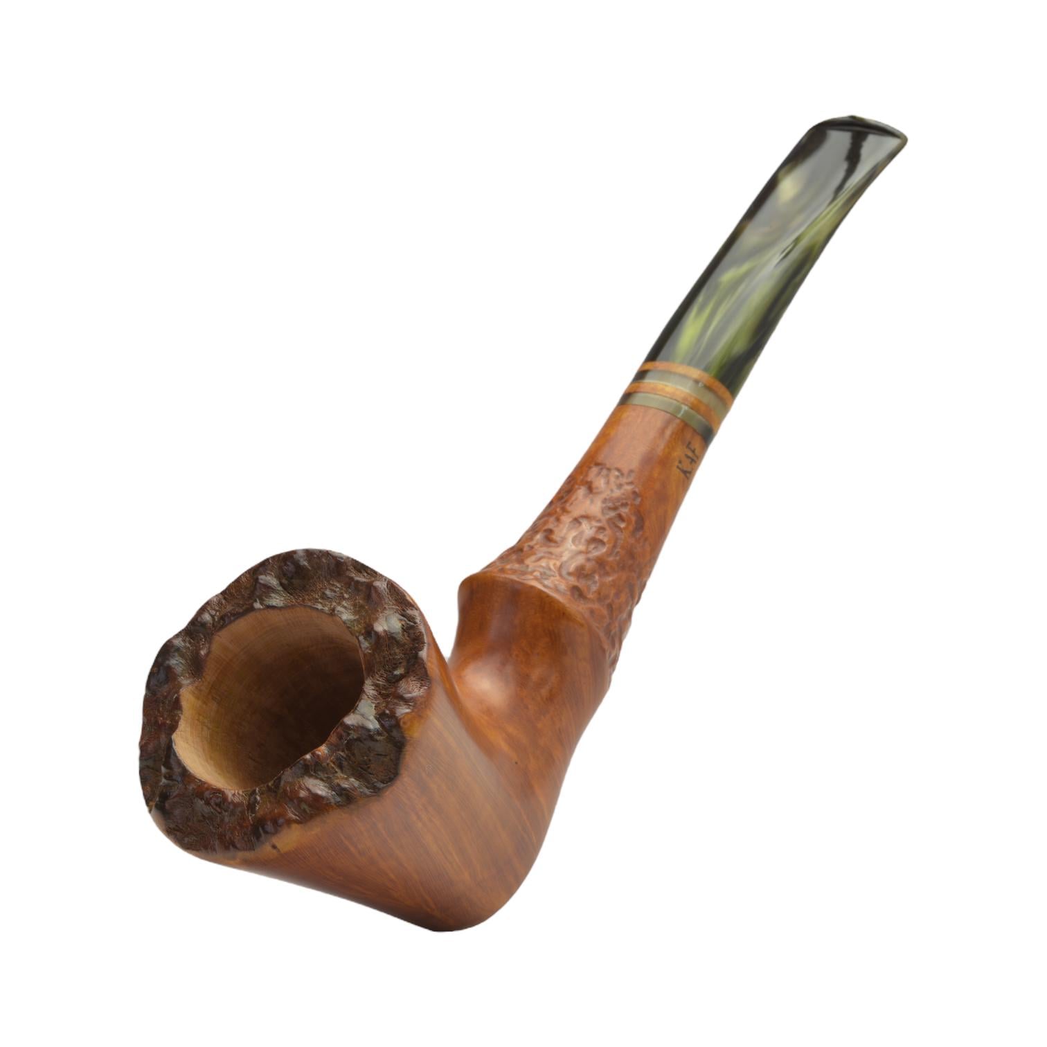 Трубка курильна KAFpipe Freehand №912 дерев’яна 165 мм з дерева Бріара