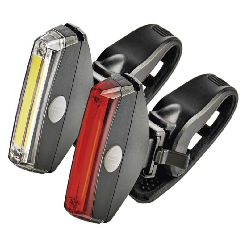 Комплект велосипедных фонарей передний/габаритный Emos P3922 22 Lm 4x CR2032 (37796149)