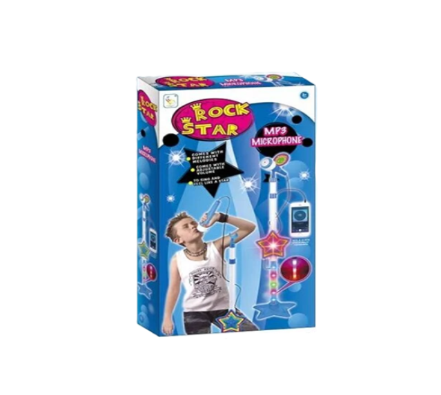 Детский микрофон HD - 8924-48/2 звук/подсветка/подключение к телефону (25609310)