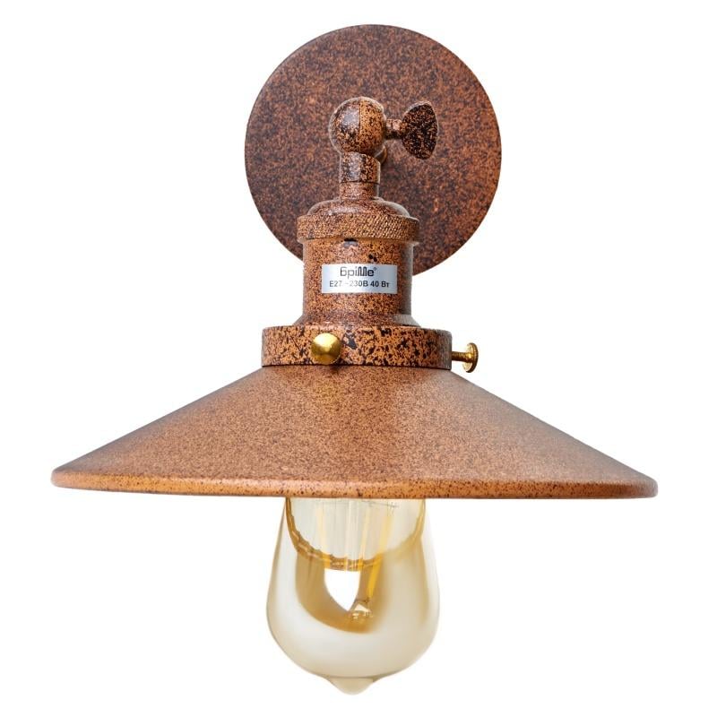 Бра настенное накладное Brille BL-404W/1 E27 IRust лофт