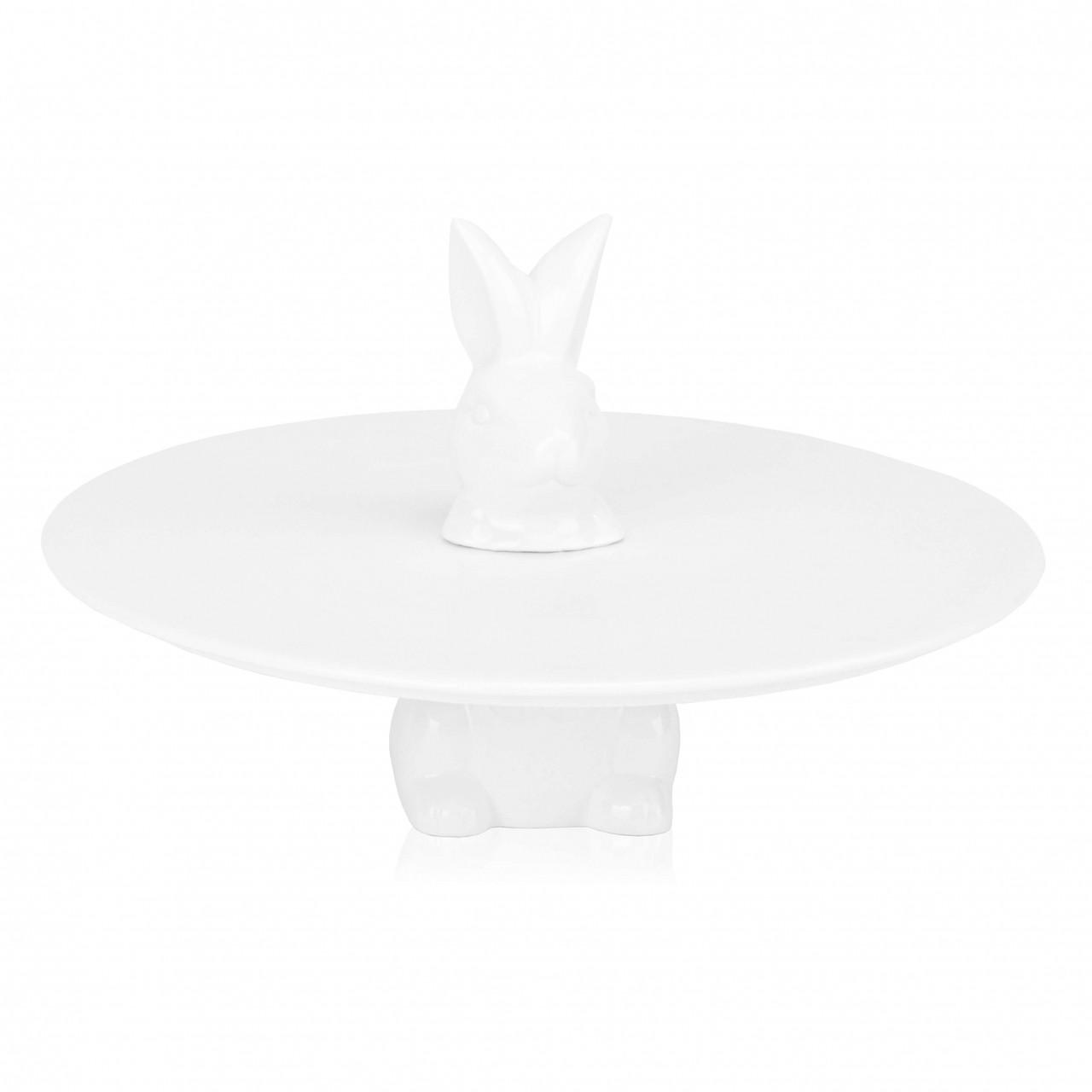 Керамічна підставка Lefard Цікавий кролик 30 см Білий (8910-008) - фото 2 Керамічна підставка Lefard Цікавий кролик 30 см Білий (8910-008) - фото 2