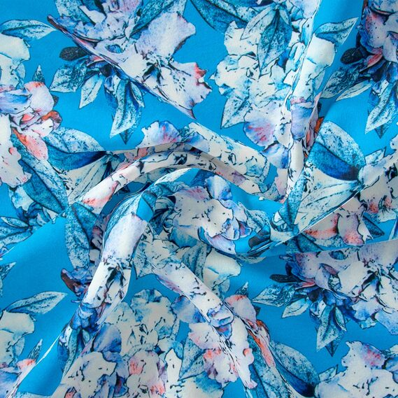 Ткань плательная IDEIA Super Soft Digital Аелита 1,5 м Голубой (2200004218250)