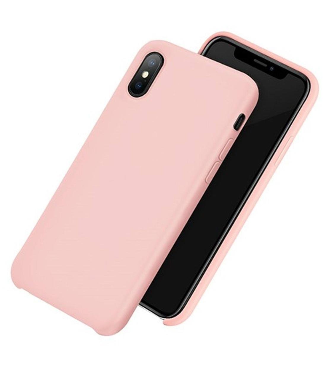 Силіконовий чохол накладка Hoco Pure Series Case for iPhone Xs Max, Pink - фото 2