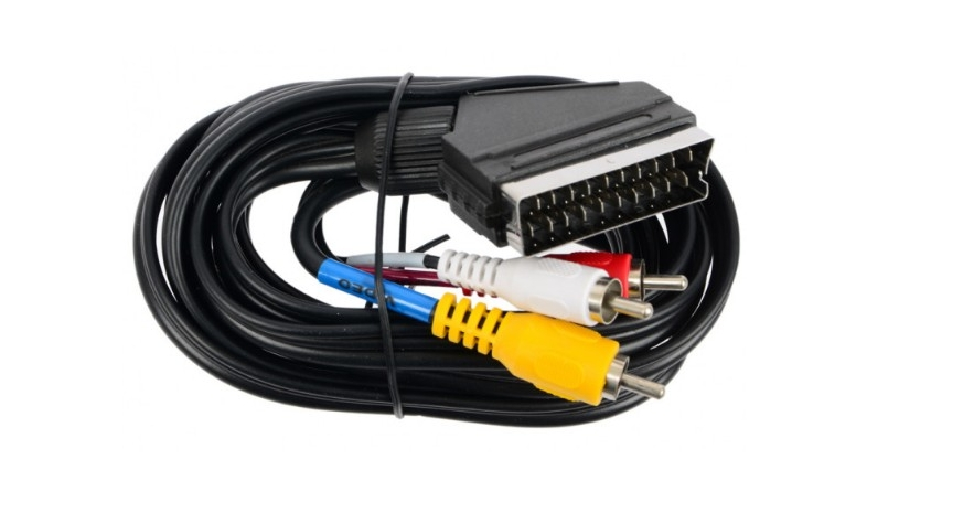 Кабель UKC SCART-3 RCA 1 м