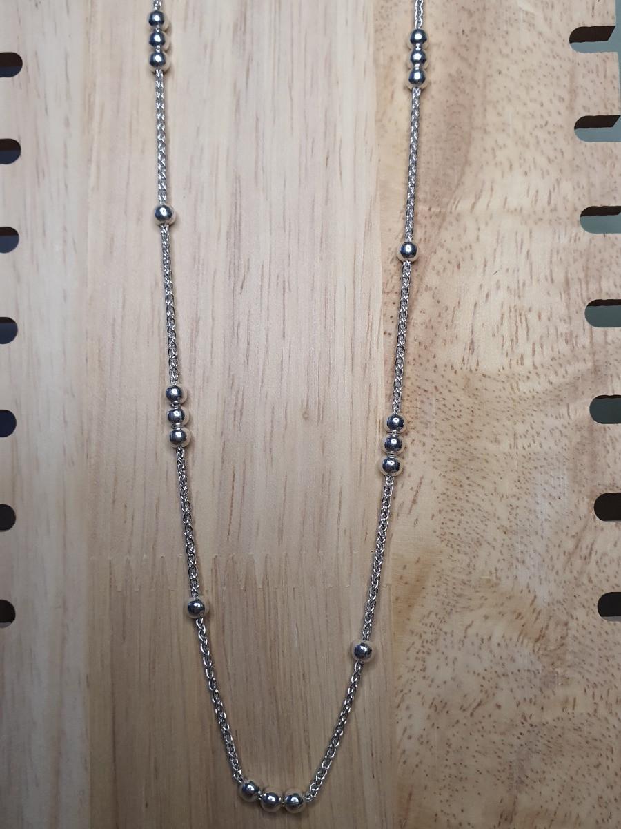 Ланцюжок Срібний з кульками 50 см (26943334) - фото 3 Ланцюжок Срібний з кульками 50 см (26943334) - фото 3