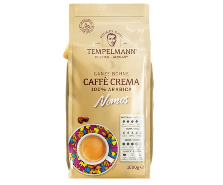 Кофе в зернах Tempelmann Nomos Caffe Crema 1 кг (Tem70010)