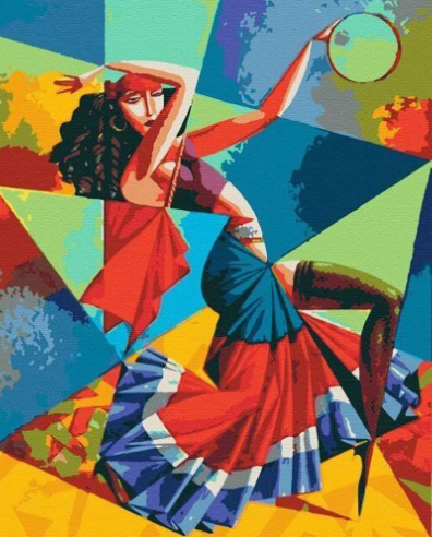 Картина за номерами Riviera Blanca Esmeralda Dance PC 40x50 см (RB-0204)