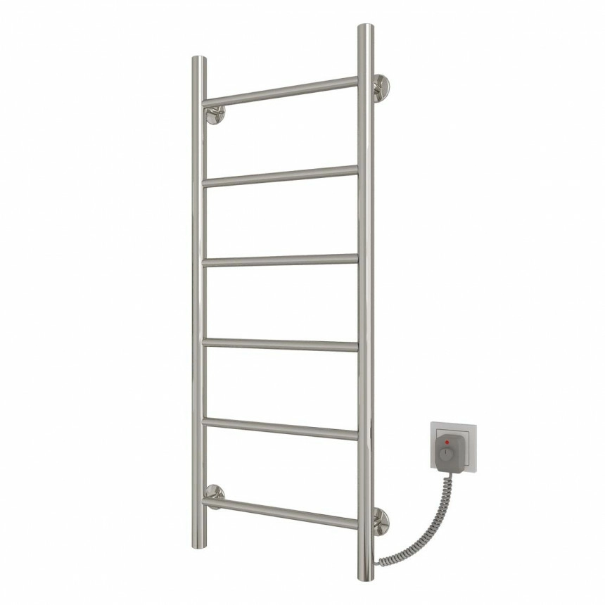 Полотенцосушитель Deffi Орион П6 электрический Е правое подключение 400x1000 мм