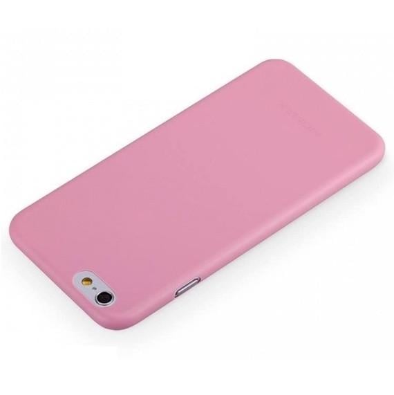 Чехол-накладка Momax Membrane 0.3mm for iPhone 6/6S Plus, Pink (CSAPIP6LP) - фото 2