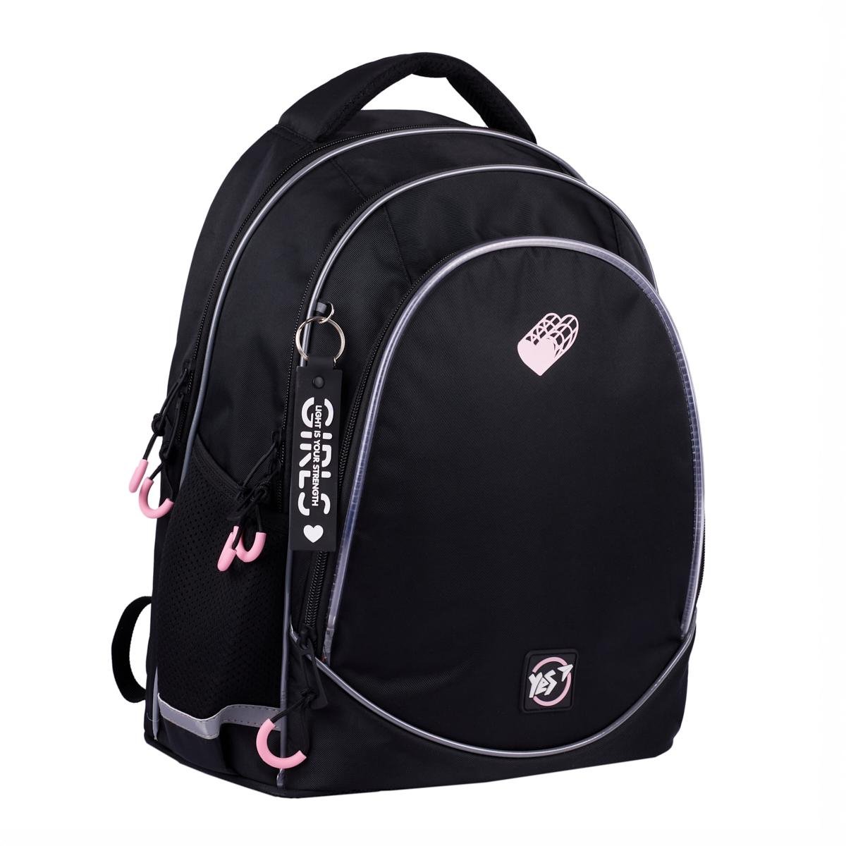 Школьный рюкзак YES Pink Heart TS-52