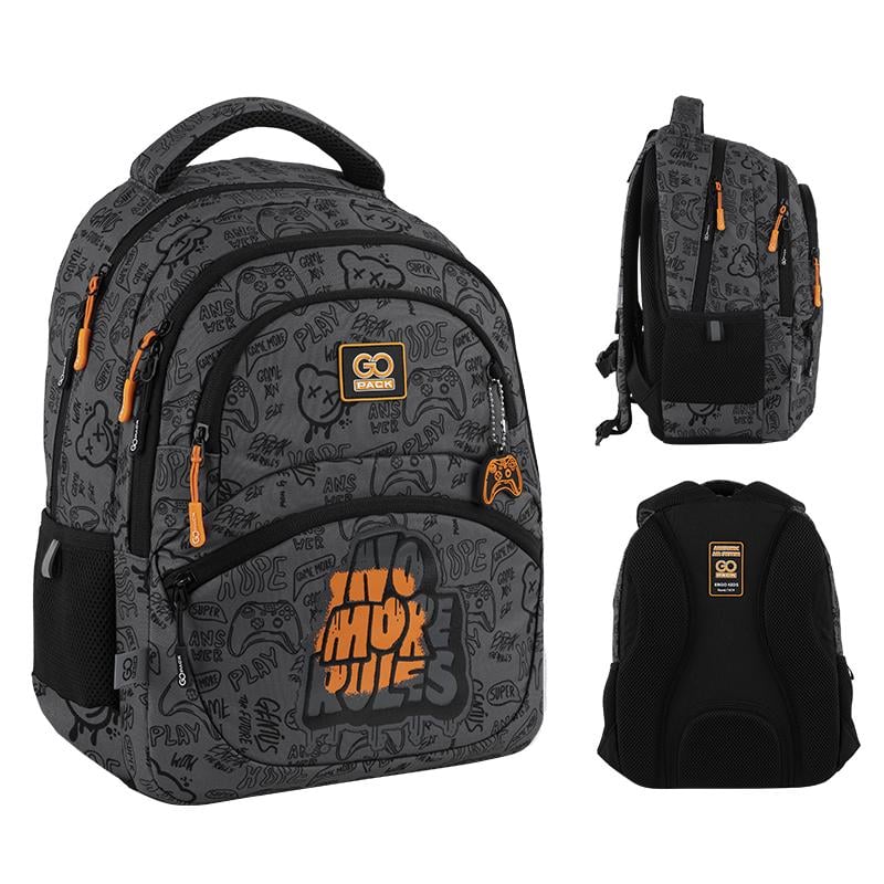 Школьный рюкзак GoPack Education GO25-175M-5 No More Rules с анатомической спинкой (995126) - фото 9 Школьный рюкзак GoPack Education GO25-175M-5 No More Rules с анатомической спинкой (995126) - фото 9