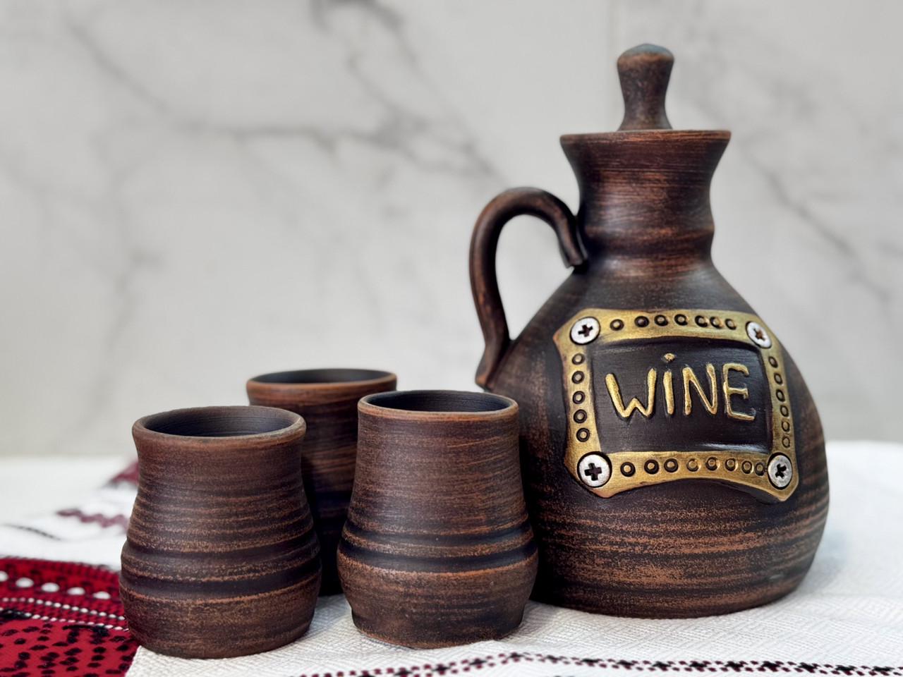 Набір винний штоф 700 мл і келихи 100 мл (2632728080) - фото 2