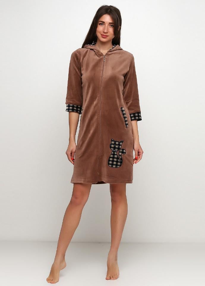 Халат Wild Love XL Коричневый (20616-R8)