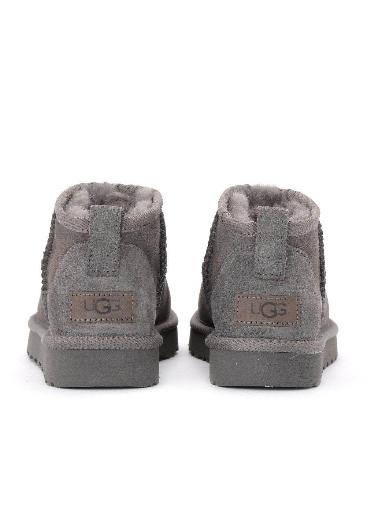 Угги женские UGG Classic Ultra Mini р. 40 Grey (1116109) - фото 4