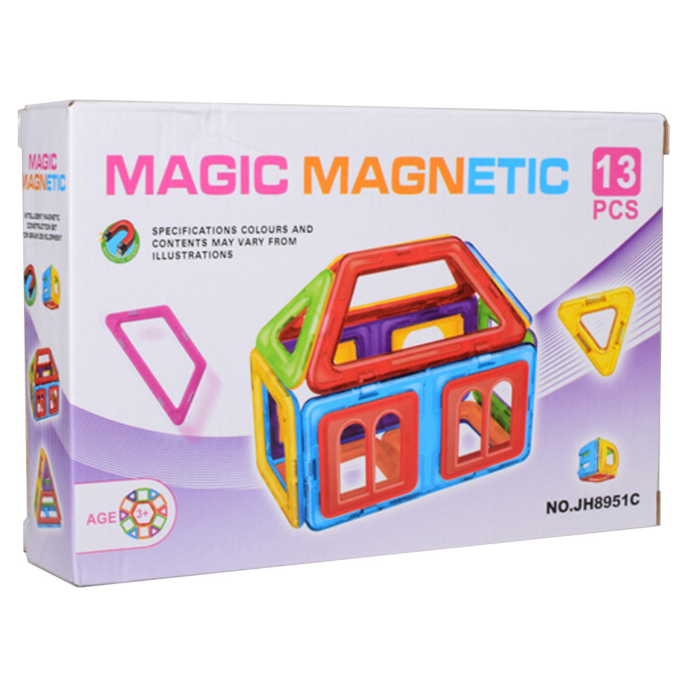 Конструктор магнитный JH8951C Домик 13 дет