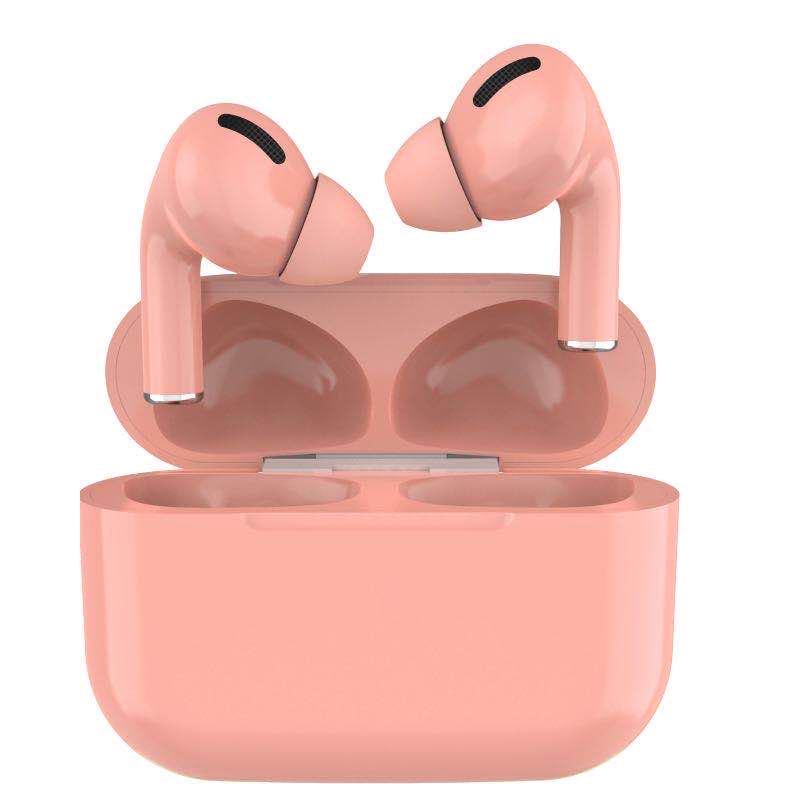 Беспроводные Bluetooth наушники MDR Pro 7438 с сенсором и кейсом Pink (ee1a46c4) - фото 1