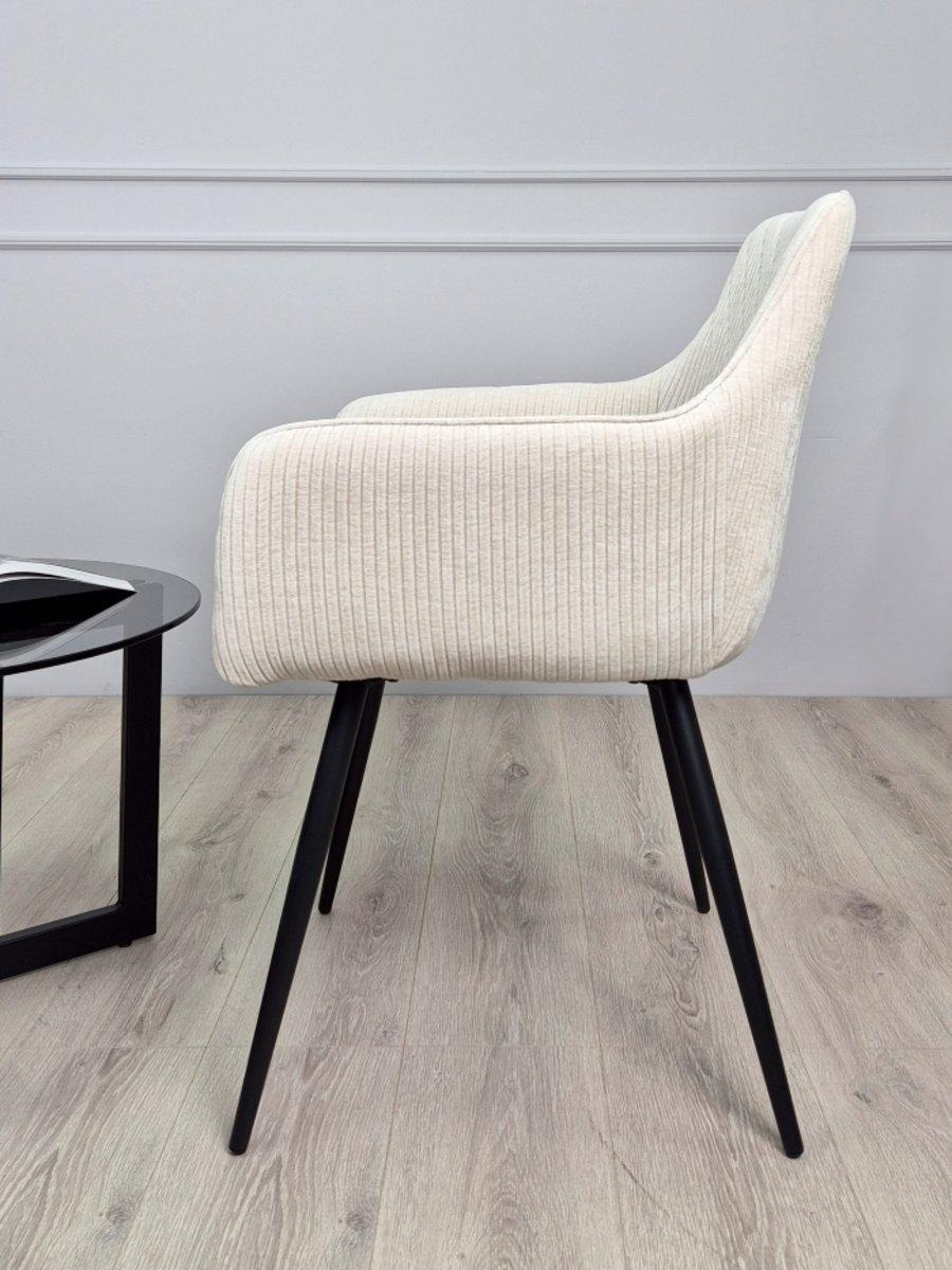 Стул-кресло кухонный ALISON вельвет Белый (26939075) - фото 9