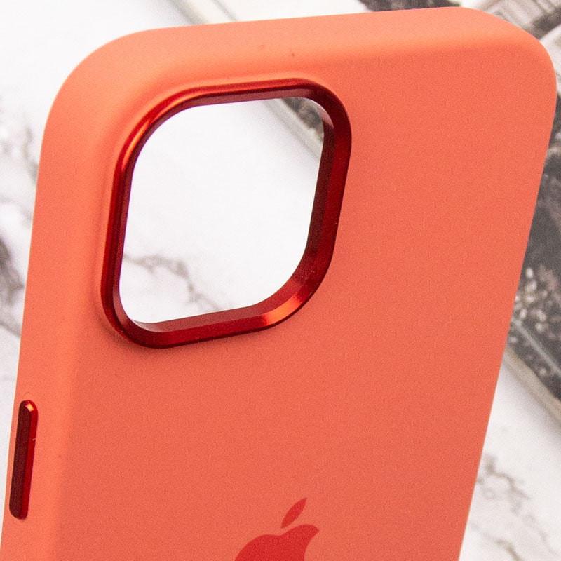 Протиударний чохол Silicone Case Metal Buttons (AA) для Apple iPhone 12 Pro Max (6.7") Рожевий / Pink Pomelo - фото 8