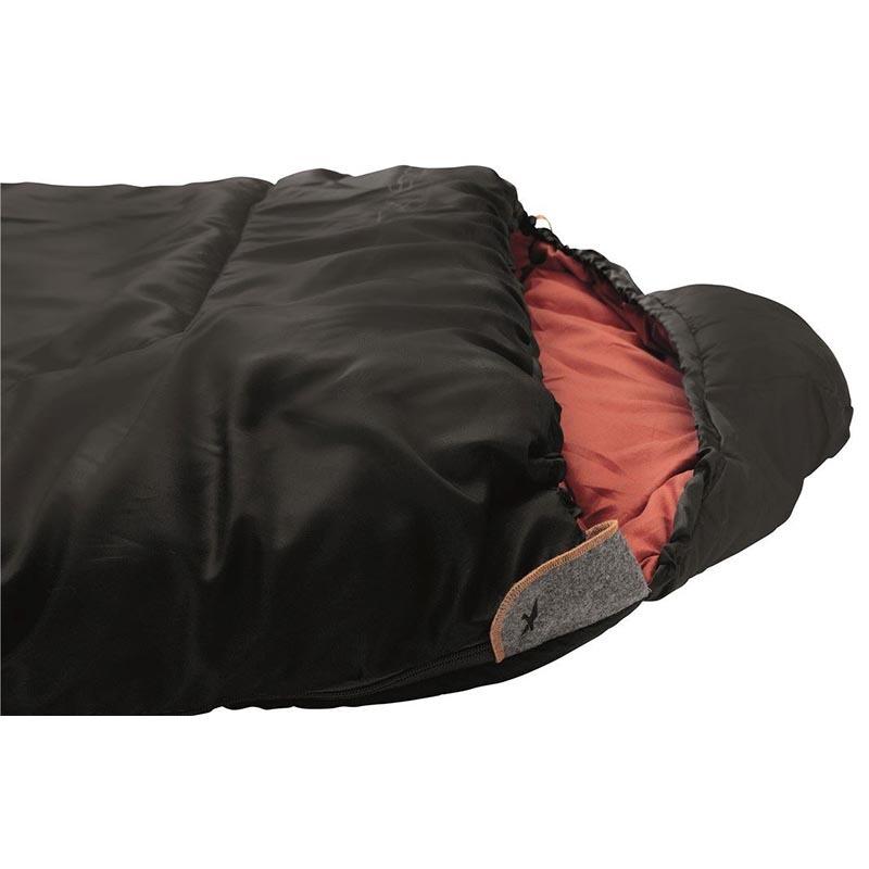 Спальний мішок Easy Camp Nebula XL 5/0°C 200 см Left Zip Black (240158) - фото 3