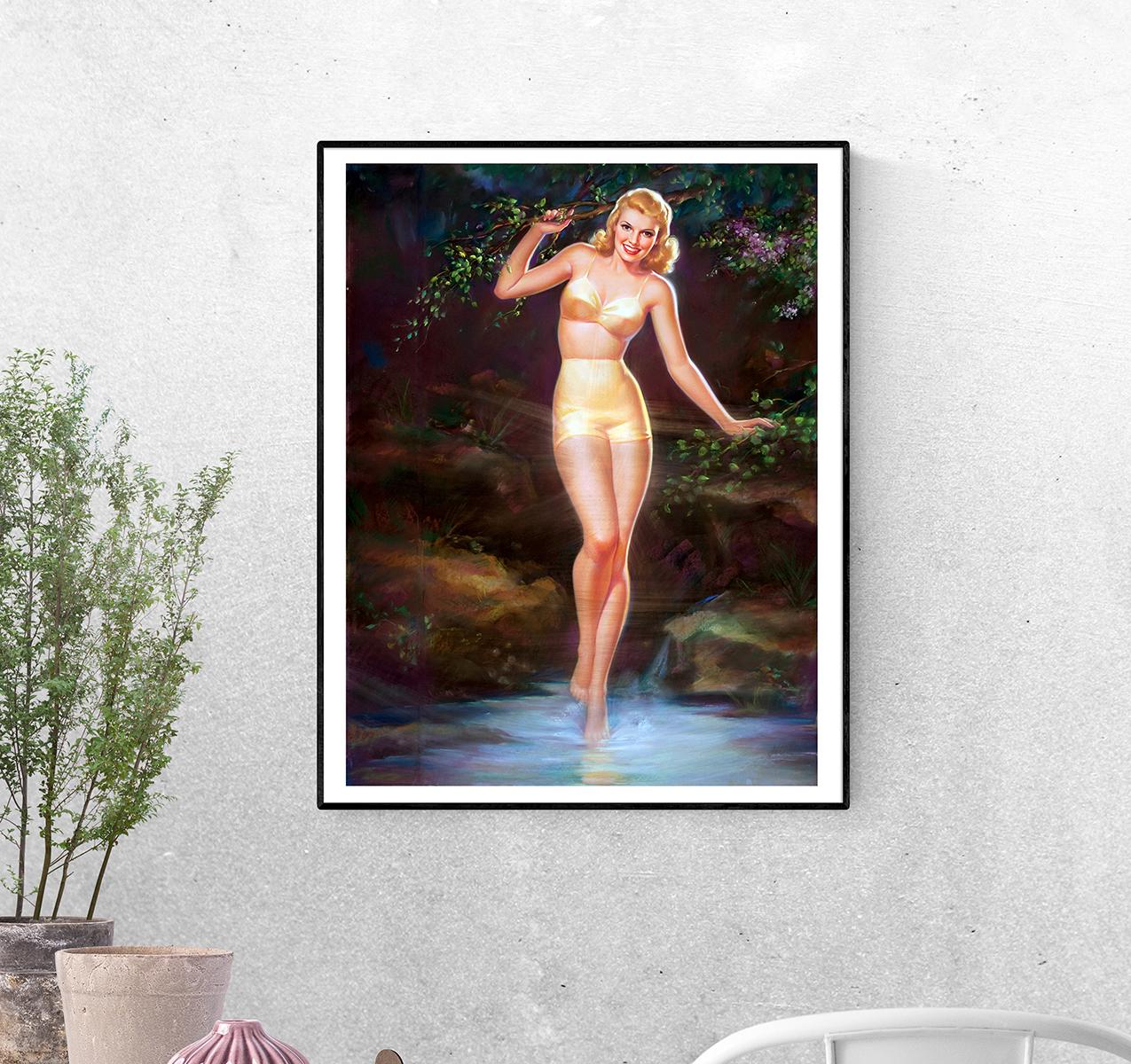 Постер Золотая рыбка. Перл Алиса Фруш формат А-1 (pin_up010203_Poster)