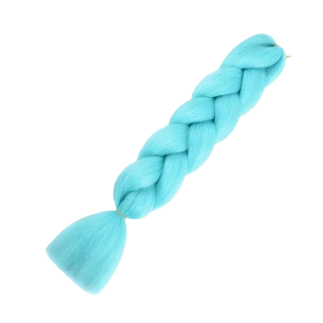 Канекалон однотонний А32 60 см аква Блакитний (778555) Канекалон однотонний А32 60 см аква Блакитний (778555)