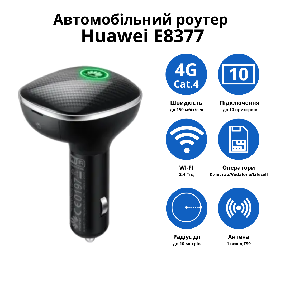 Wi-Fi модем E8377 в автомобиль - фото 2