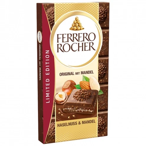 Шоколад Ferrero Rocher з мигдалем 90 г (2050433478)