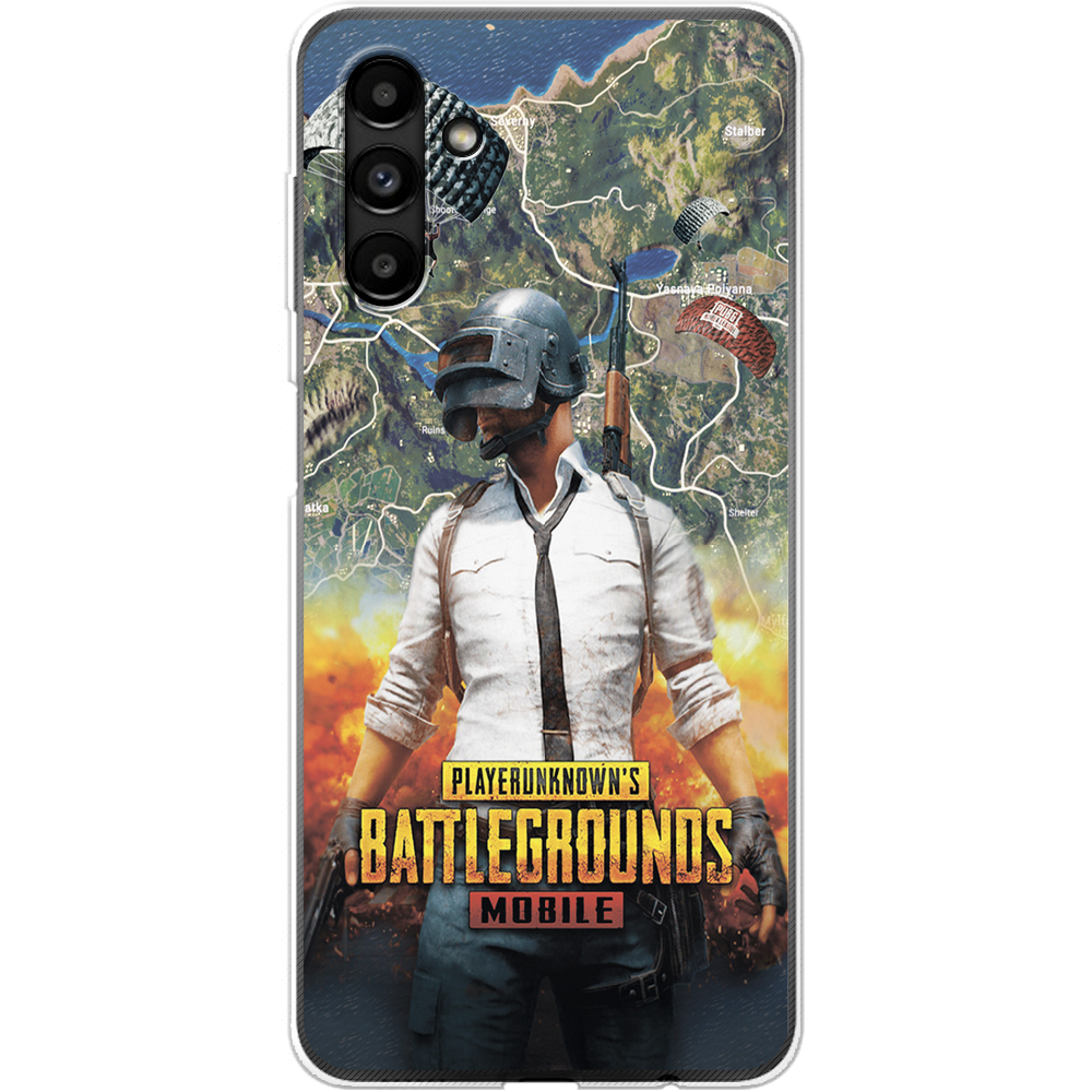 Чохол BoxFace Samsung Galaxy A13 (A136) PUBG Mobile Прозорий силікон (44113-up2309-44113)