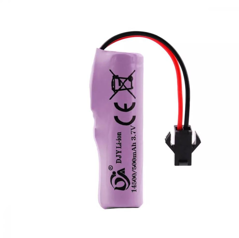 Акумулятор для машинки на радіокеруванні DJY Li-ion 14500 3,7V 500 mAh SM 2 pin (1942675359) Акумулятор для машинки на радіокеруванні DJY Li-ion 14500 3,7V 500 mAh SM 2 pin (1942675359)