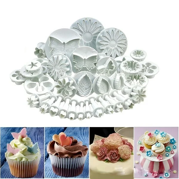 Набір кондитерський вирубки та плунжери 46 пр. (D00486) - фото 2 Набір кондитерський вирубки та плунжери 46 пр. (D00486) - фото 2