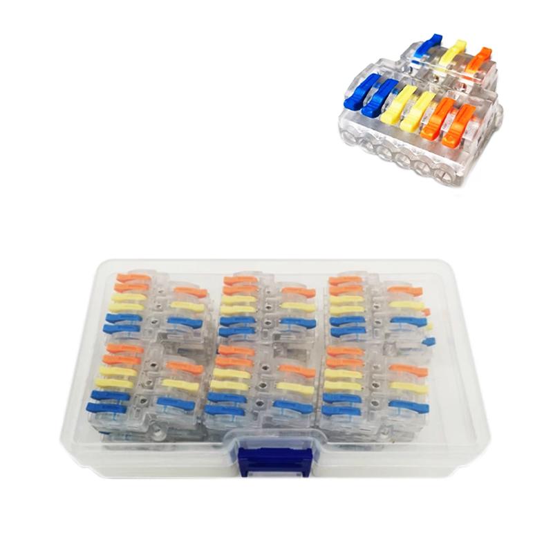 Набор клемм Tactix 0,08-4 мм2 32А 1-3+1-3+1-3 разветвитель одинарная 41,5х33,8х14,8 мм 12 шт. Разноцветный (KV436Tc-12box)