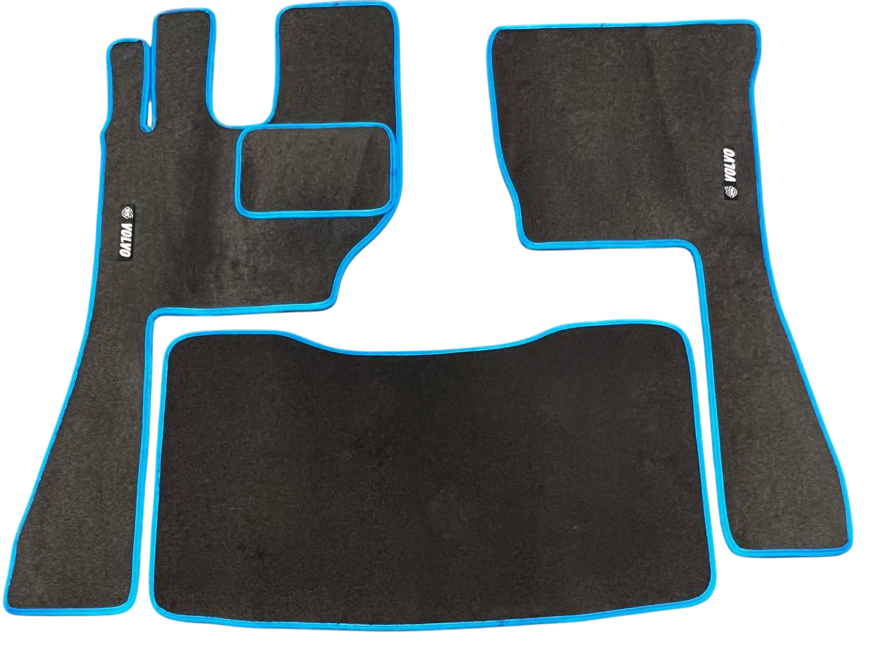 Коврики в салон ворсовые для Volvo Евро 6 2015-2020 5 шт. Черный (27327020)