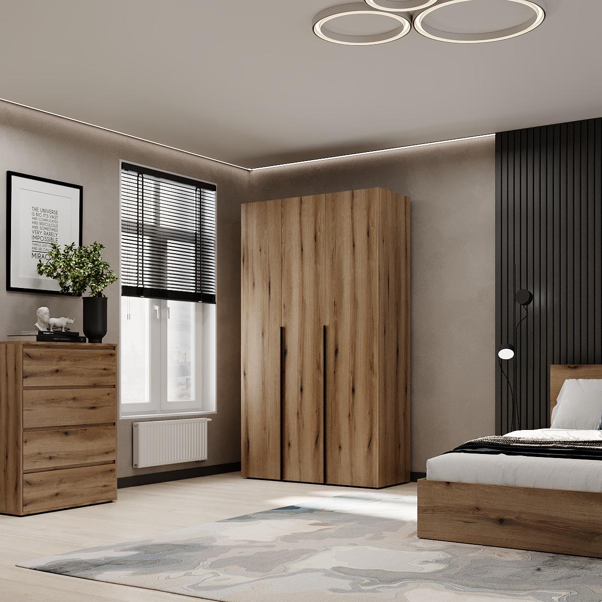 Шкаф распашной комбинированный ART IN HEAD №12 Light 1200x500x2200 мм Дуб Эвок прибрежный (GALTK01210000000) - фото 3 Шкаф распашной комбинированный ART IN HEAD №12 Light 1200x500x2200 мм Дуб Эвок прибрежный (GALTK01210000000) - фото 3