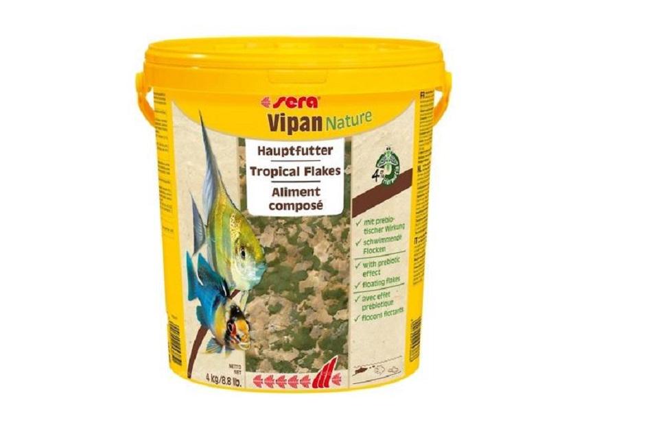 Корм для риб Sera vipan Nature пластівці 21000 мл 4 кг (4001942453851)