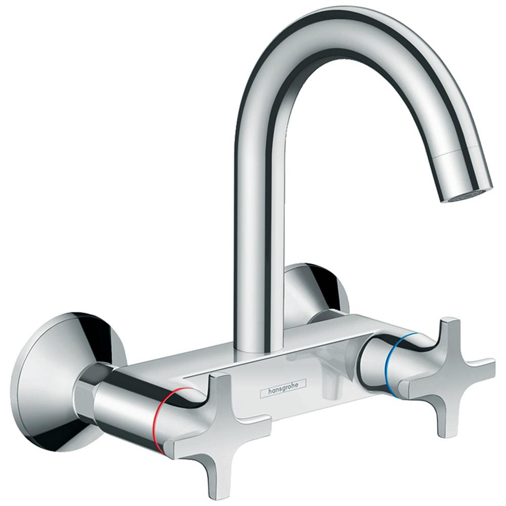 Смеситель для кухни Hansgrohe Logis M32 71286000 настенный двухвентильный Хром (148287)